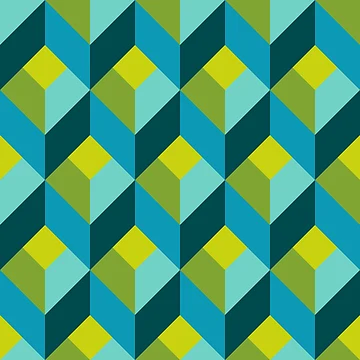 Artwork thumbnail, Geometric Pattern: Box: Spring by Red Wolf