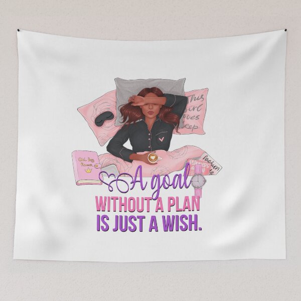 Item preview, A goal without a plan is just a wish motivation saying designed and sold by Emotionville.