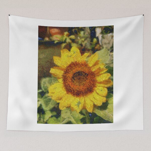 Item preview, A beautiful abstract sunflower designed and sold by ashishagarwal74.