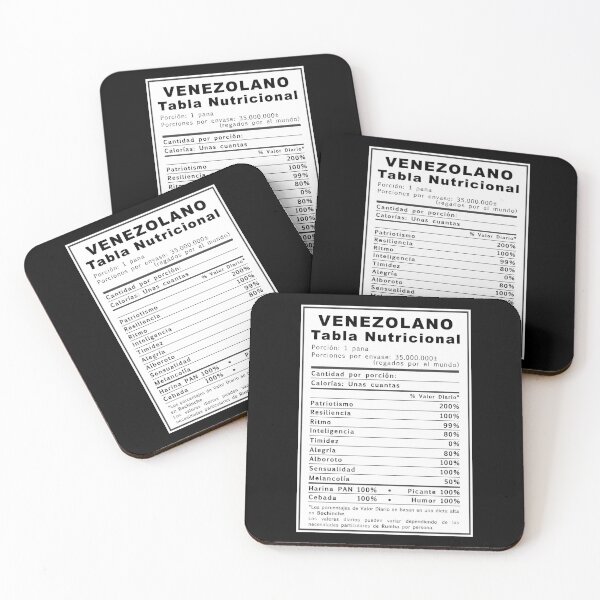 Item preview, VENEZUELAN Nutritional Facts - Venezuela - Spanish version  designed and sold by mimogoshopping.