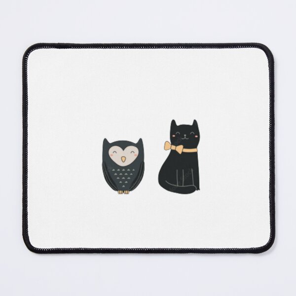 Item preview, a cat and an owl  designed and sold by A2A  SHOP.