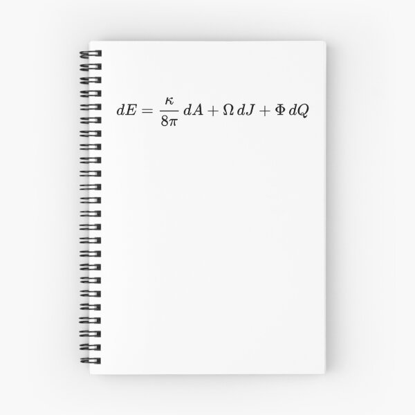 Item preview, first law of black hole thermodynamics, general relativity and physics designed and sold by NoetherSym.