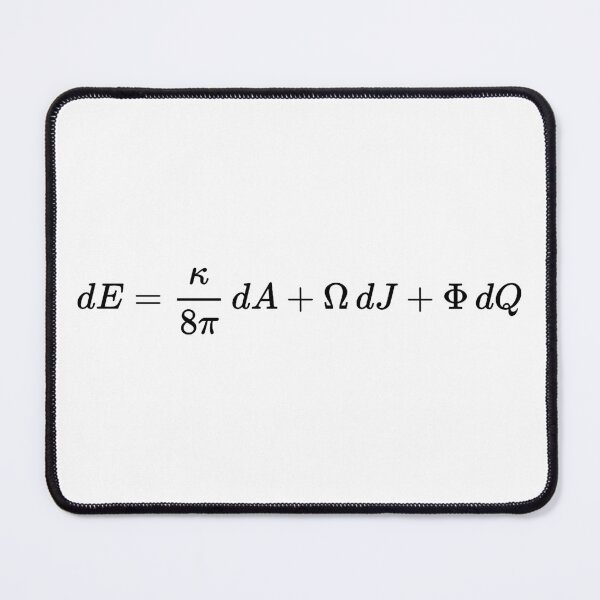 Item preview, first law of black hole thermodynamics, general relativity and physics designed and sold by NoetherSym.