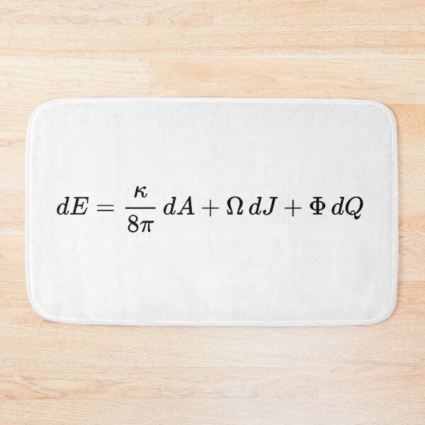 Item preview, first law of black hole thermodynamics, general relativity and physics designed and sold by NoetherSym.