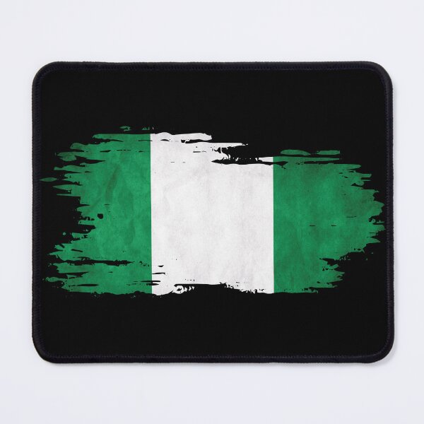 Item preview, Nigeria - National Flag, Brush Effect designed and sold by Mohja-Design.