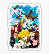 The Seven Deadly Sins: Revival of The Commandments Sticker