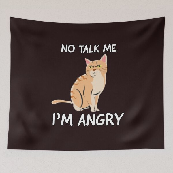 Item preview, No talk me I'm angry designed and sold by mandover.