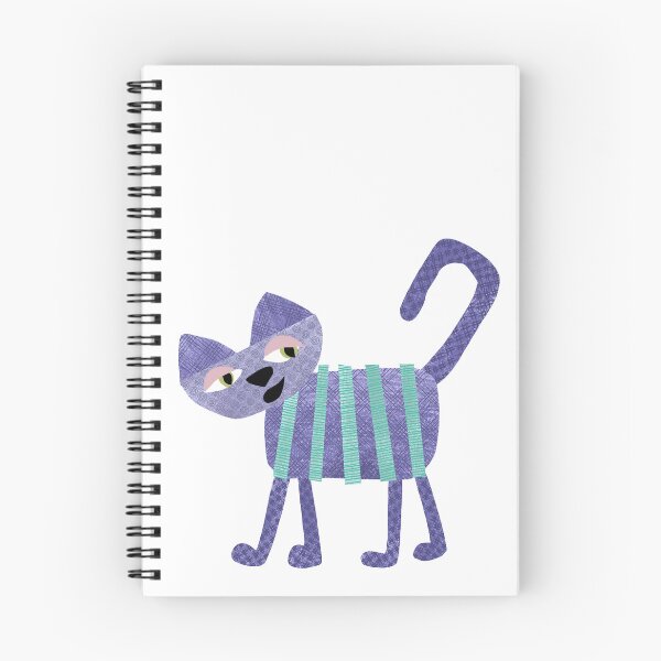 Item preview, Cool Cat - purple paper cut cat designed and sold by Shiny Happy World.