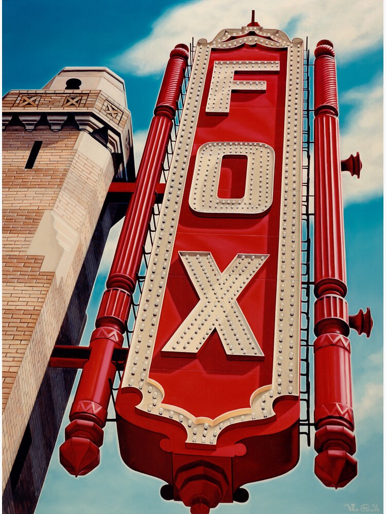 Thumbnail 2 of 2, Greeting Card, The Fox Theater designed and sold by Van Cordle.