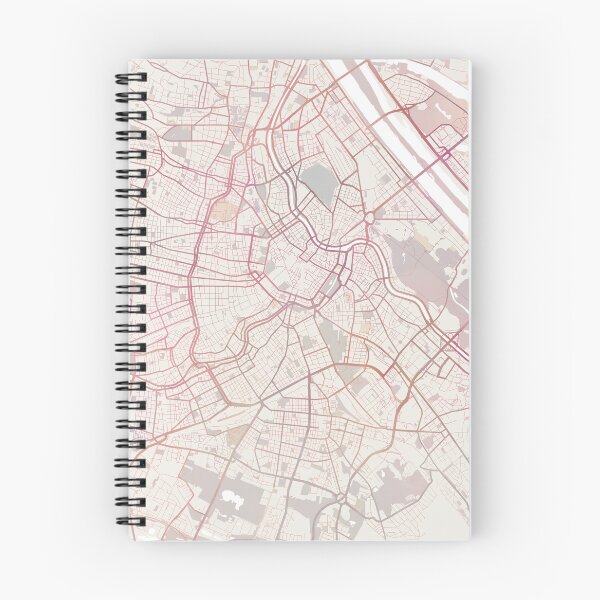 Item preview, Vienna Map, Vienna City, City Map designed and sold by TheRedFinch.