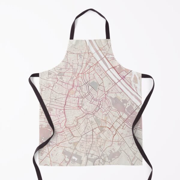 Item preview, Vienna Map, Vienna City, City Map designed and sold by TheRedFinch.