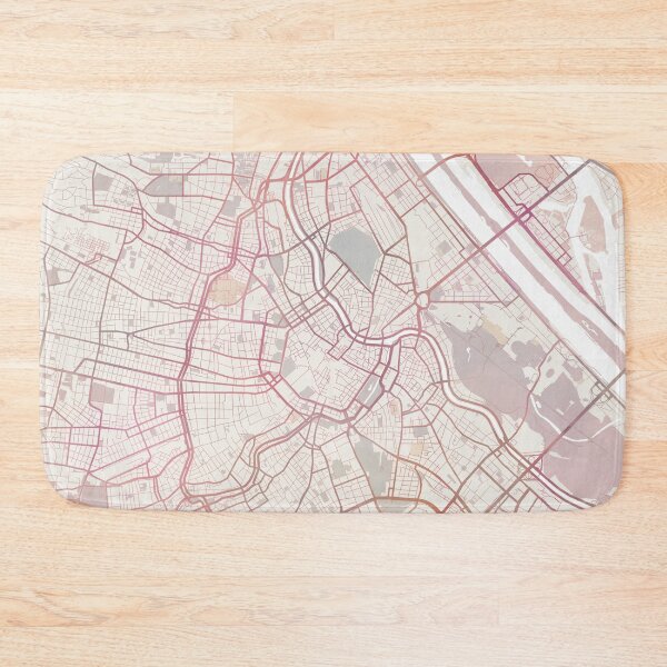 Item preview, Vienna Map, Vienna City, City Map designed and sold by TheRedFinch.
