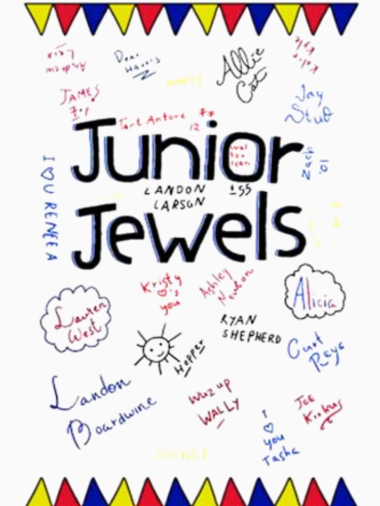 "junior jewels shirt " Tshirt for Sale by BeeFun Redbubble junior