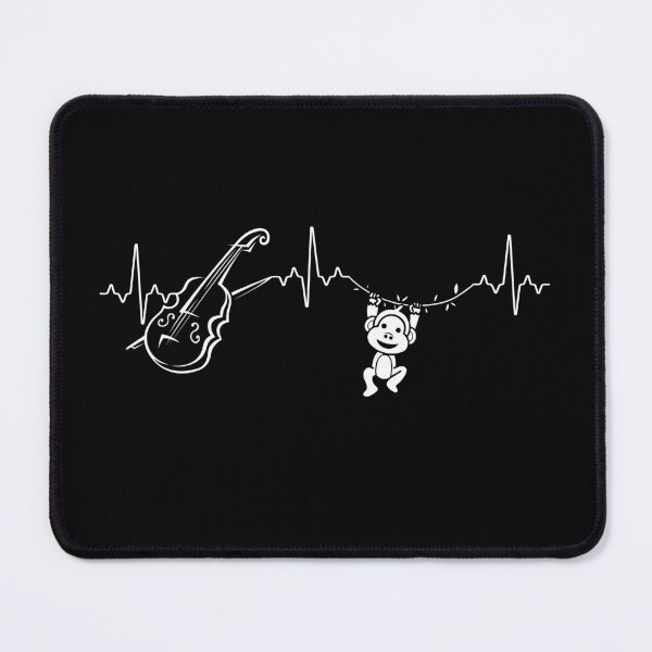 Item preview, Funny Monkey Heartbeat Violin Player Men Women  designed and sold by Sasikharn.