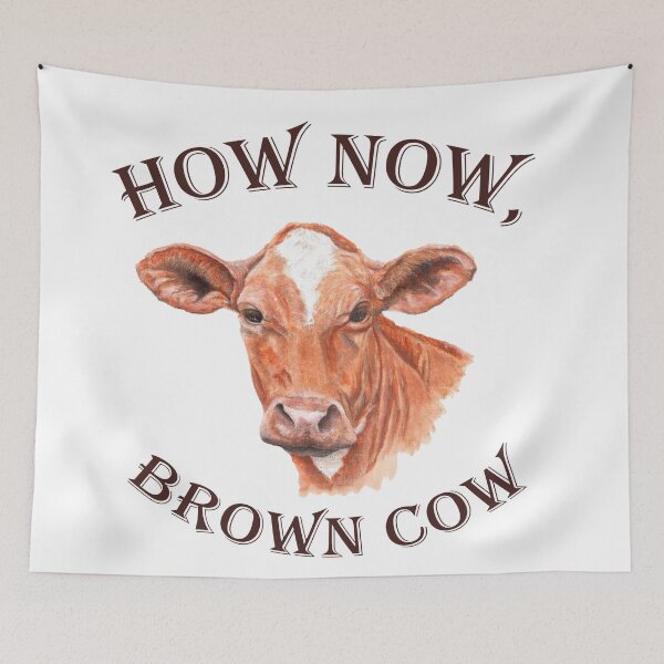 Item preview, Brown cow.Original illustration by Jane Green. designed and sold by janesg.