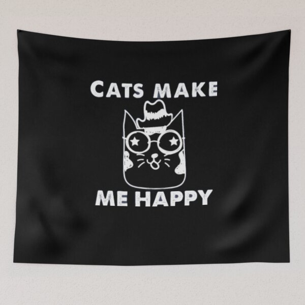 Item preview, Cats make me happy designed and sold by mandover.