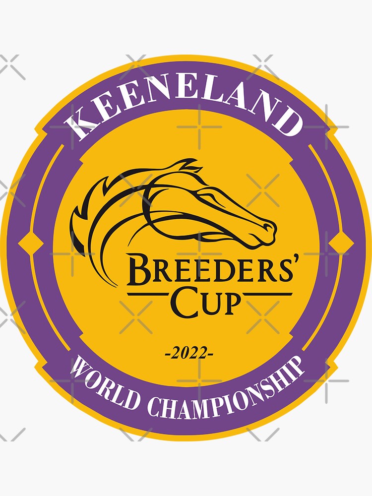 "breeders cup" Sticker for Sale by gardustudios Redbubble