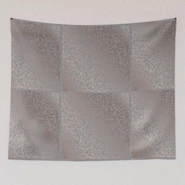 Item preview, Elegant rose gold geometric pattern  designed and sold by NaughtyCat.