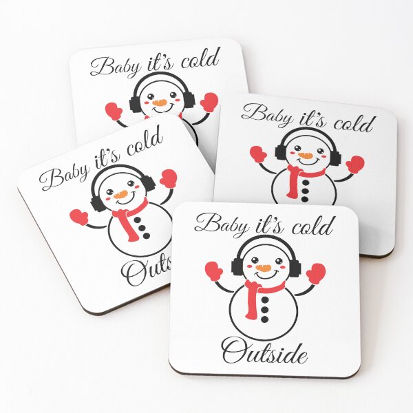 Item preview, Baby It's Cold Outside Snowman designed and sold by BlackSnowShop.