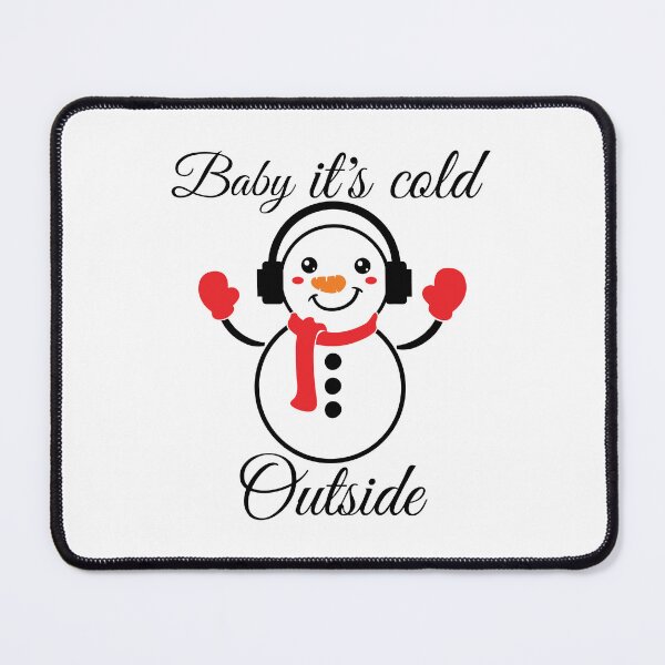 Item preview, Baby It's Cold Outside Snowman designed and sold by BlackSnowShop.