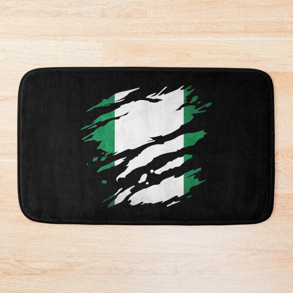 Item preview, Nigeria - national flag, scratches, cracks designed and sold by Mohja-Design.