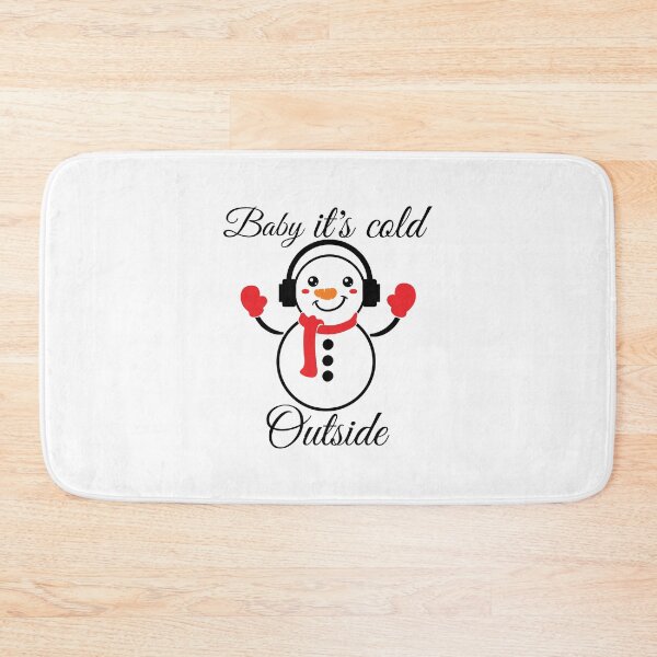 Item preview, Baby It's Cold Outside Snowman designed and sold by BlackSnowShop.