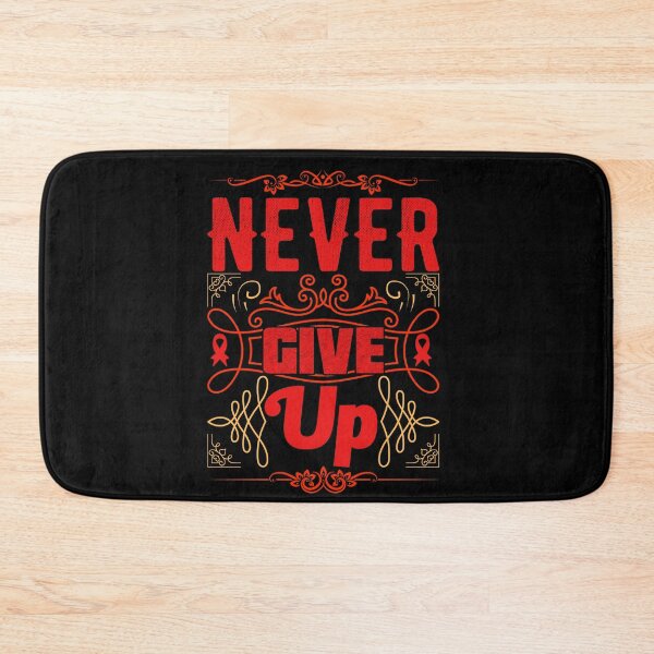 Item preview, Never Give Up Red Ribbon Day Support for World Aids Day Awareness designed and sold by Zeus-Studio.