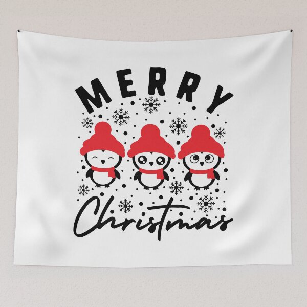 Item preview, Merry Christmas Penguin designed and sold by BlackSnowShop.