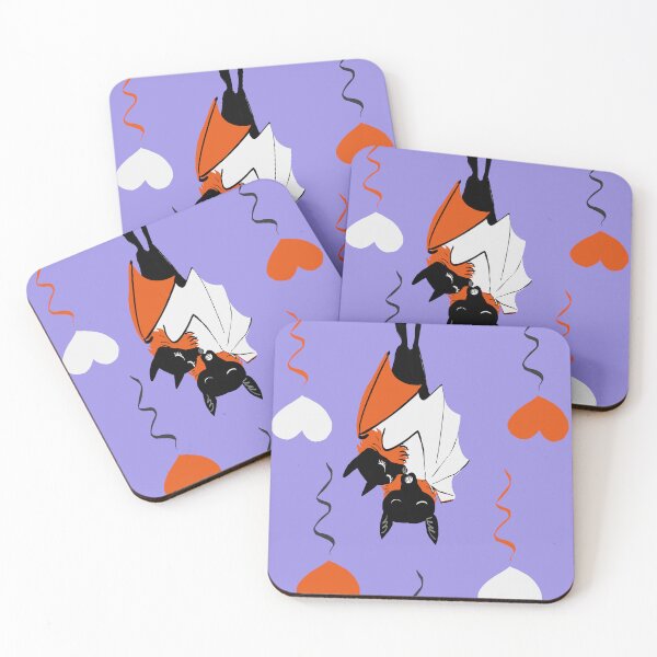 Item preview, Bat Hugs for Halloween in purple and orange designed and sold by belettelepink.