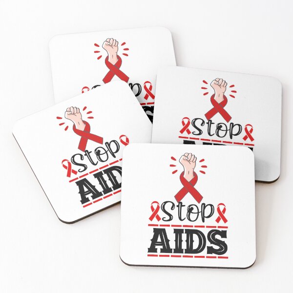 Item preview, Stop Aids Red Ribbon Day Support for World Aids Day Awareness designed and sold by Zeus-Studio.
