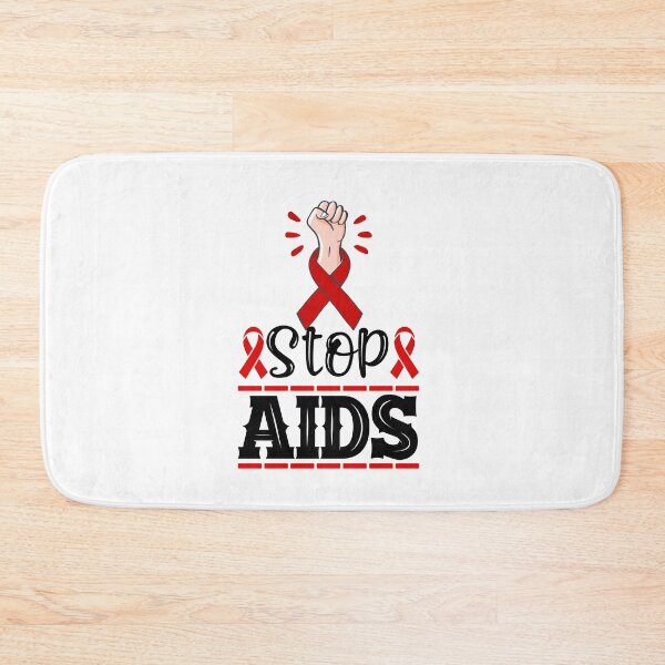 Item preview, Stop Aids Red Ribbon Day Support for World Aids Day Awareness designed and sold by Zeus-Studio.