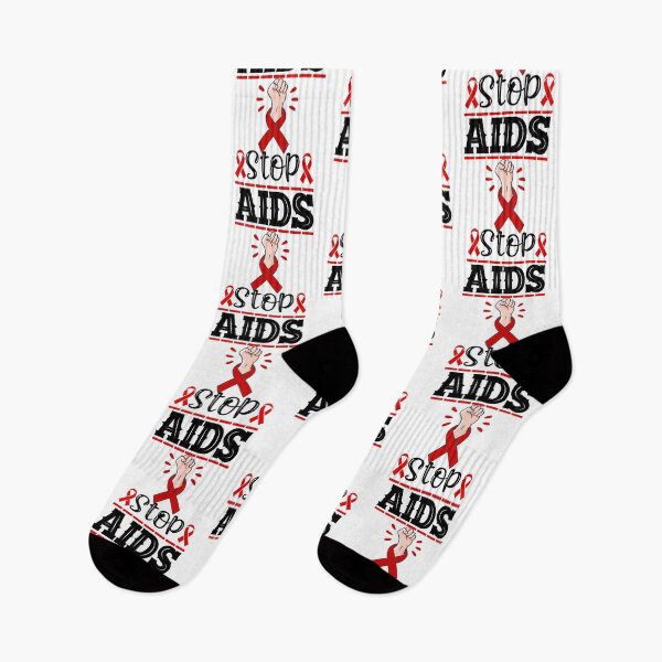 Item preview, Stop Aids Red Ribbon Day Support for World Aids Day Awareness designed and sold by Zeus-Studio.