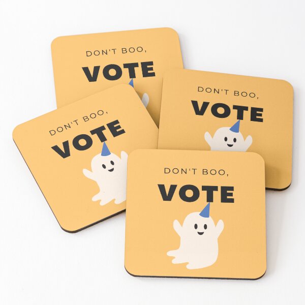 Item preview, Don't boo — vote!  - Barack Obama designed and sold by Giovanni's  Brown Quotes.
