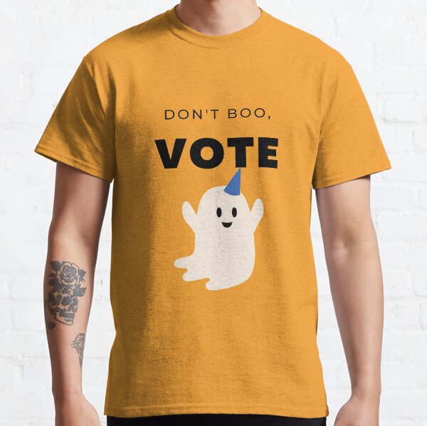 Item preview, Don't boo — vote!  - Barack Obama designed and sold by Giovanni's  Brown Quotes.