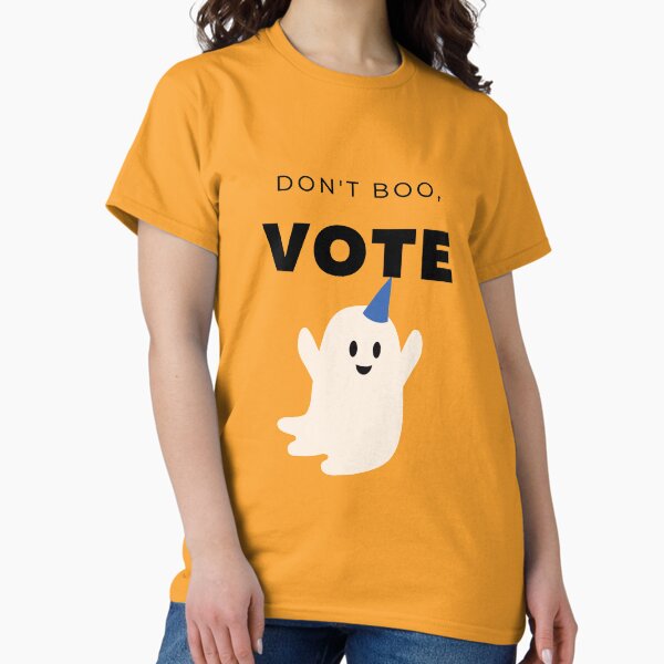 Item preview, Don't boo — vote!  - Barack Obama designed and sold by Giovanni's  Brown Quotes.