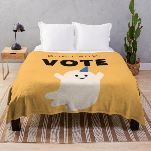 Item preview, Don't boo — vote!  - Barack Obama designed and sold by Giovanni's  Brown Quotes.
