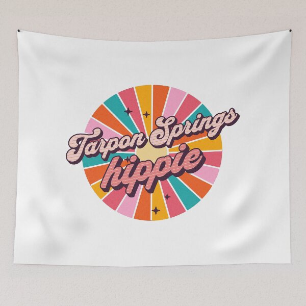 Item preview, Tarpon Springs Hippie - Florida Vibes - Psychedelic Cyber Monday Christmas Gift  designed and sold by AlanPhotoArt.