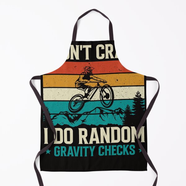 Item preview, I don't crash i do random gravity checks mountain biking MTB Funny Mountain Bike Art For Men Women designed and sold by mohmmed22.