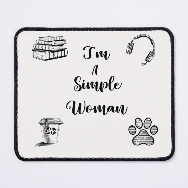 Item preview, I’m A Simple Woman Books Coffee Cat Animal cask designed and sold by LiteforART.