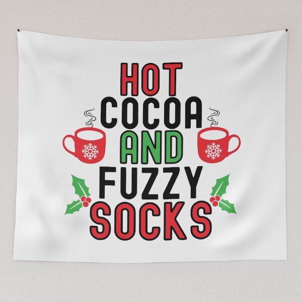 Item preview, Hot Cocoa and Fuzzy Sucks designed and sold by BlackSnowShop.