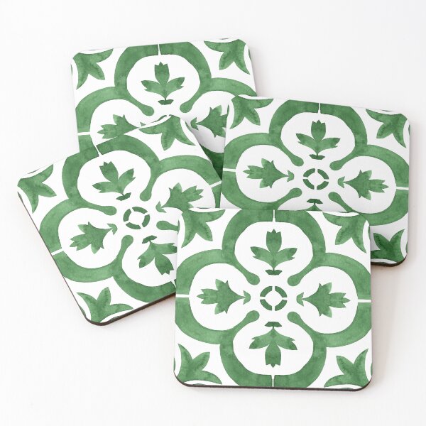 Item preview, Mediterranean tile. Green. No3. designed and sold by PolosLiliia.