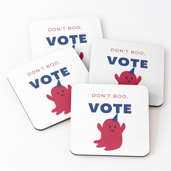 Item preview, Don't boo — vote!  - Barack Obama designed and sold by Giovanni's  Brown Quotes.