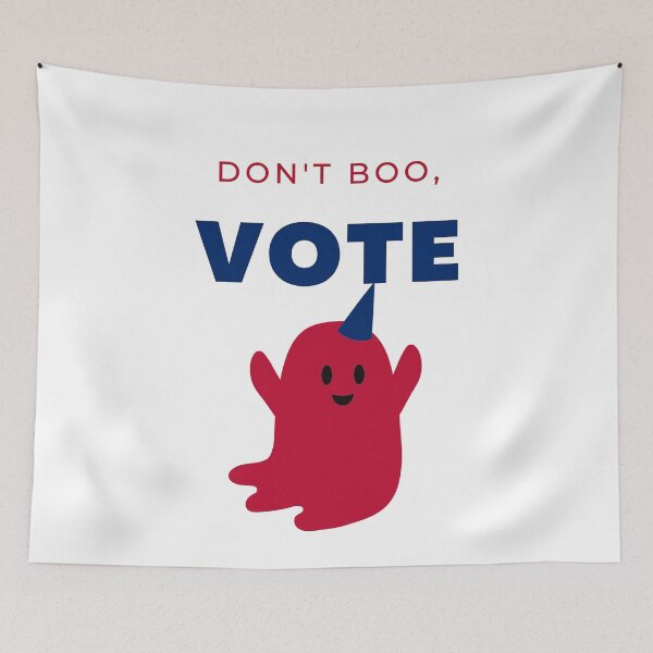 Item preview, Don't boo — vote!  - Barack Obama designed and sold by Giovanni's  Brown Quotes.
