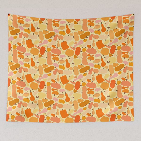 Item preview, Thanksgiving Fall Pumpkin Repeating Pattern holiday designed and sold by VODkmw.