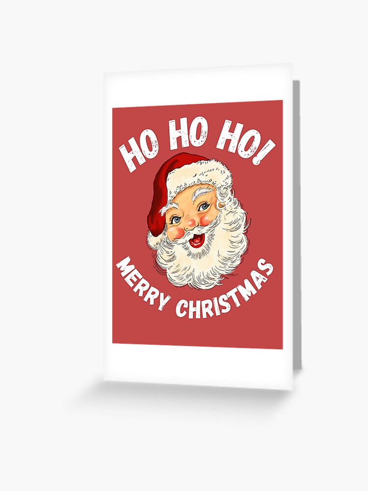 Ho Ho Ho Christmas Card