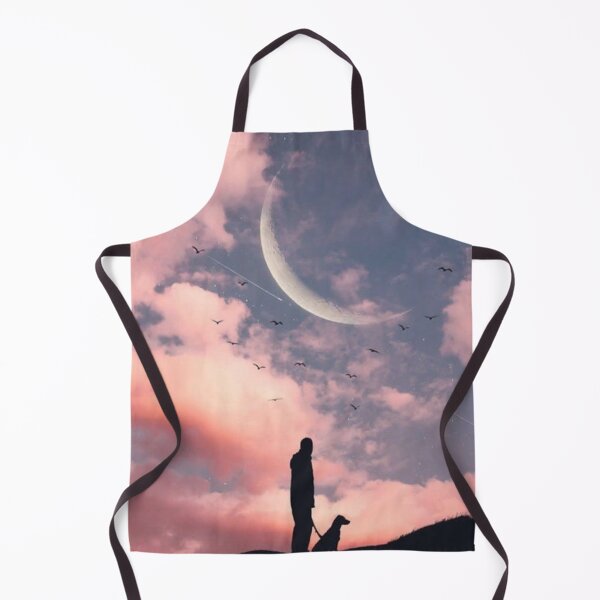 Item preview, Man and a dog on a sunset designed and sold by hriundelj.
