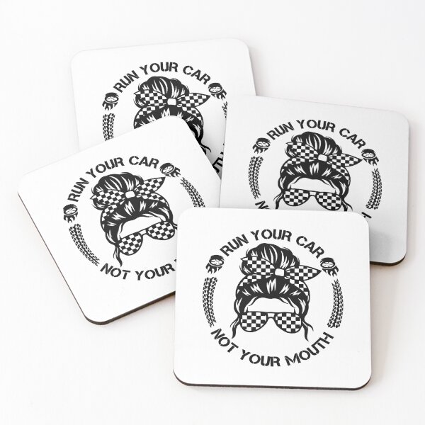 Item preview, Run Your Car Not Your Mouth Racing life designed and sold by BlackSnowShop.
