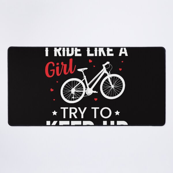 Item preview, iknow i rid like a girl try to keep up mountain biking MTB Funny Mountain Bike Art For Men Women designed and sold by mohmmed22.