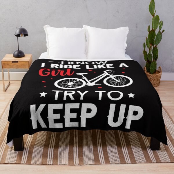 Item preview, iknow i rid like a girl try to keep up mountain biking MTB Funny Mountain Bike Art For Men Women designed and sold by mohmmed22.