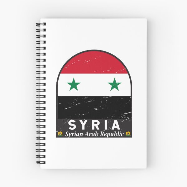 Item preview, Syria Flag Emblem Distressed Vintage designed and sold by KrisSidDesigns.